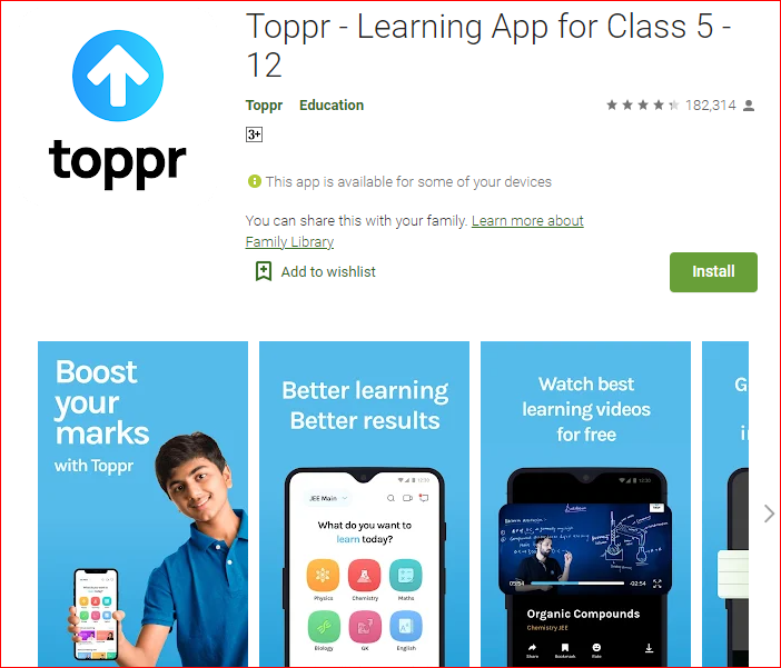 Toppr Learning App