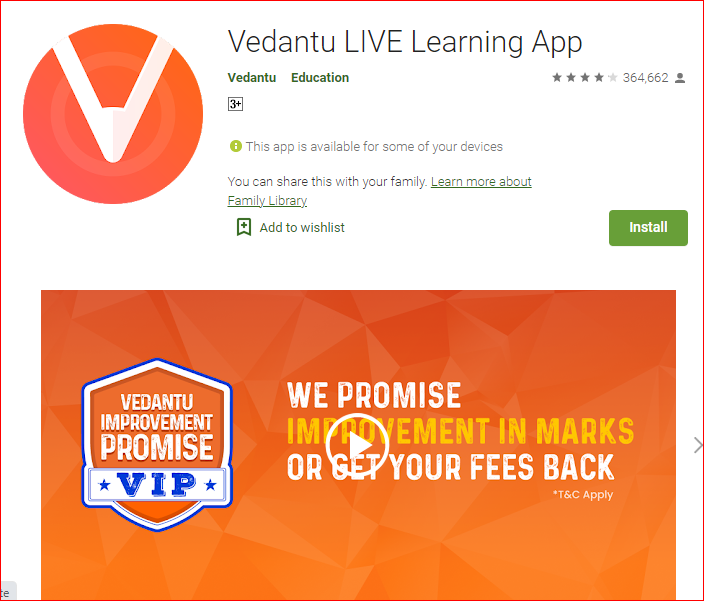 Vedantu Learning App
