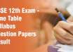 RBSE 12th Exam - Time Table, Syllabus, Question Papers, Result