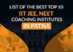 List of the Best Top 10 IIT JEE, NEET Coaching Institutes in Patna