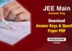 JEE MAIN ANSWER KEY 2025