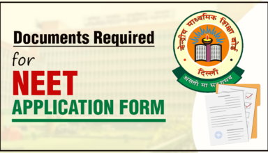 Documents Required for NEET Application Form