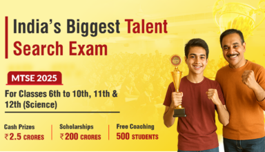 MTSE 2025 Online Scholarship Exam For IIT-JEE, NEET Coaching