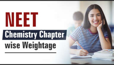 NEET Chemistry Chapter wise Weightage