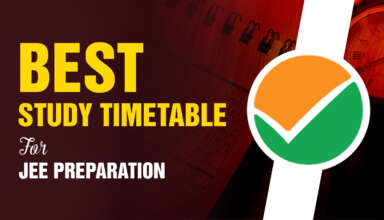 Best Study Timetable For JEE Preparation