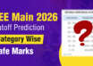 JEE Main 2026 Cutoff Prediction Category-Wise Safe Marks