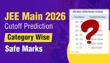 JEE Main 2026 Cutoff Prediction Category-Wise Safe Marks
