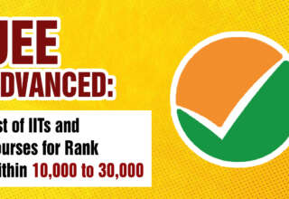 JEE Advanced List of IITs and Courses for Rank Within 10000 to 30000