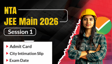 JEE Main Admit Card session 1 2026