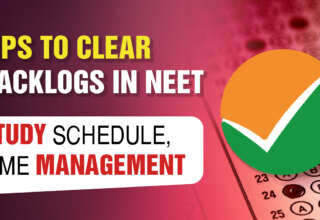 Tips to Clear Backlogs in NEET Study Schedule, Time Management
