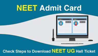 NEET Admit Card 2026 Check Steps to Download NEET UG Hall Ticket