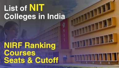 List of Top NIT Colleges in India