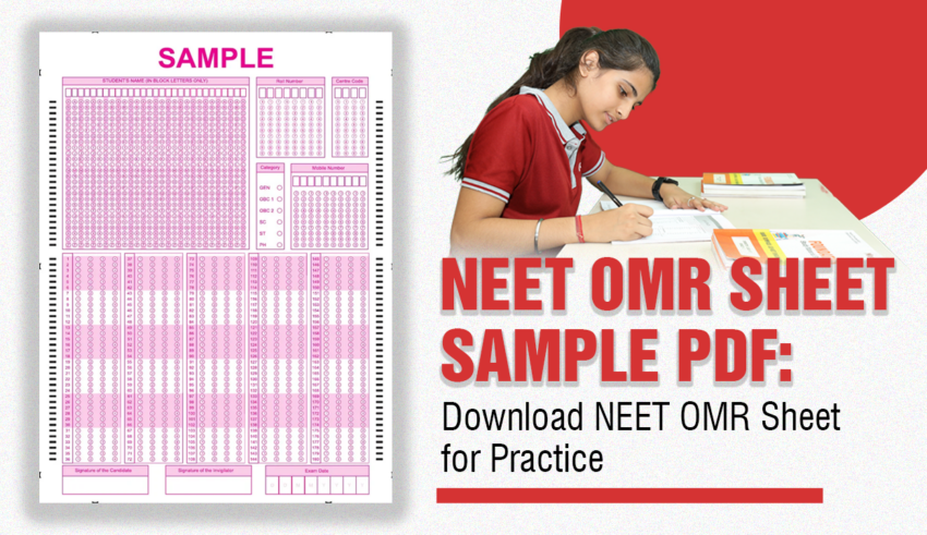 NEET OMR Sheet 2026 Sample PDF: Download OMR Sheet of NEET