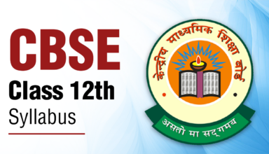 CBSE Class 12th Syllabus
