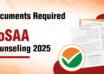 Documents Required for JoSAA Counseling 2025