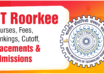 IIT Roorkee Courses, Fees, Ranking
