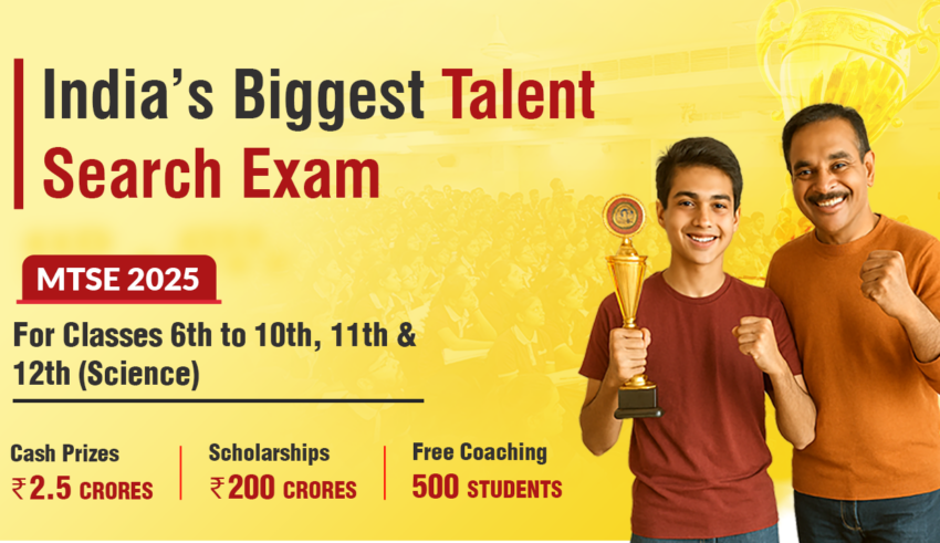 MTSE 2025 Online Scholarship Exam For IIT-JEE, NEET Coaching