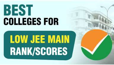 Best Colleges For Low JEE Main Rank Scores