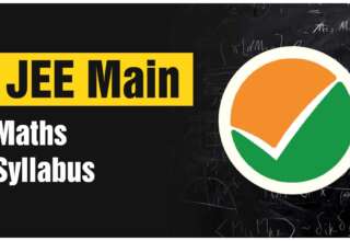 JEE Main Maths Syllabus