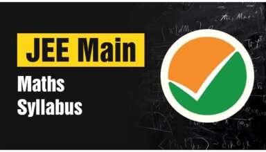 JEE Main Maths Syllabus