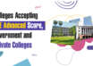 Colleges Accepting JEE Advanced Score, Government and Private Colleges