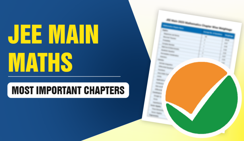JEE Main Maths Most Important Chapters