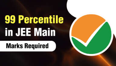99 Percentile in JEE Main Marks Required