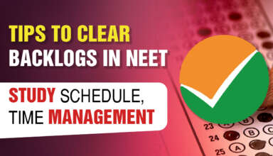 Tips to Clear Backlogs in NEET Study Schedule, Time Management