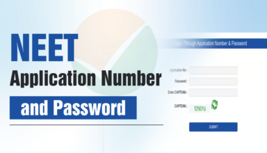 NEET Application Number and Password