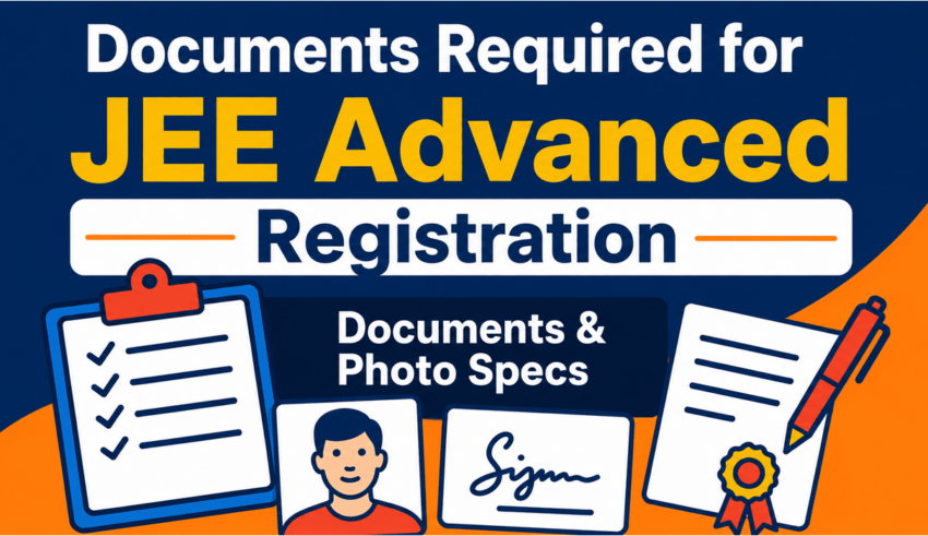 Documents Required for JEE Advanced Registration
