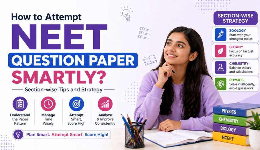 How to Attempt NEET 2026 Question Paper Smartly Section-wise Tips and Strategy
