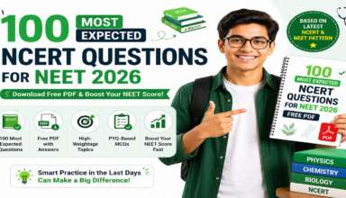 NEET 100 Most Expected NCERT Questions PDF