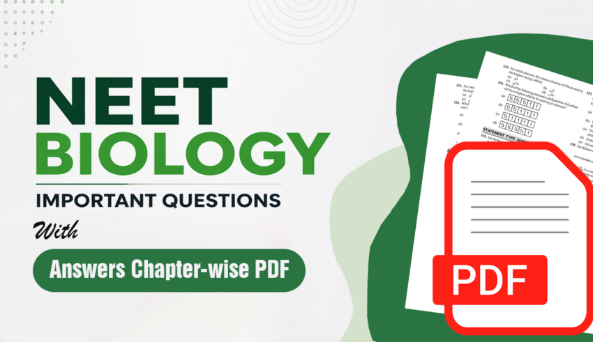 NEET Biology Important Questions with Answers Chapter-wise PDF