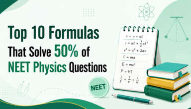 Top 10 formulas for NEET Physics