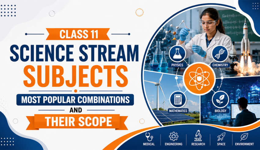 Class 11 Science Stream Subjects Most Popular Combinations and Their Scope