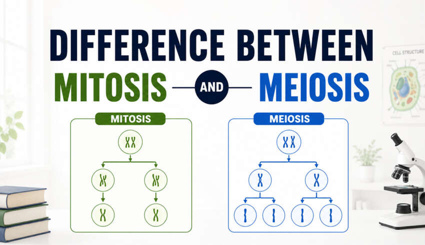 Difference Between Mitosis and Meiosis
