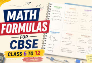 Math Formulas For CBSE Class 6 to 12