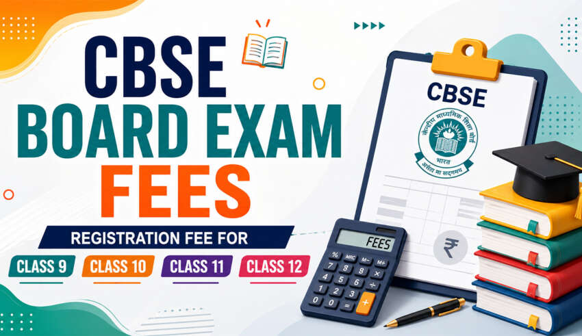 CBSE Board Exam Fees Registration Fee For Class 9, 10, 11 & 12