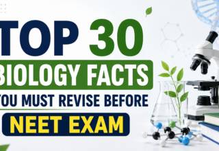 Top 30 Biology Facts You Must Revise Before NEET Exam