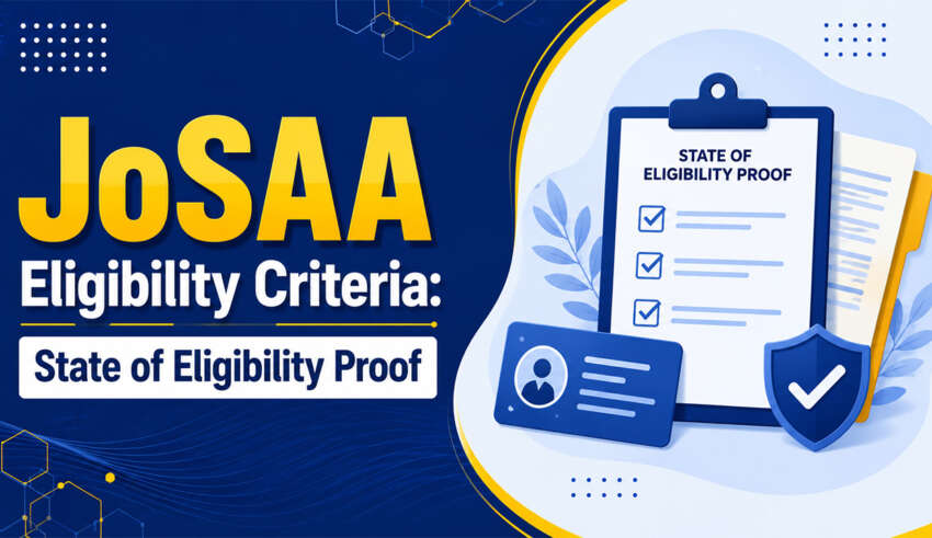 JoSAA Eligibility Criteria State of Eligibility Proof
